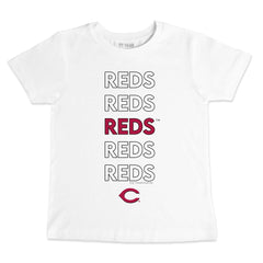 Cincinnati Reds Tiny Turnip Youth Stacked T-Shirt Near Me