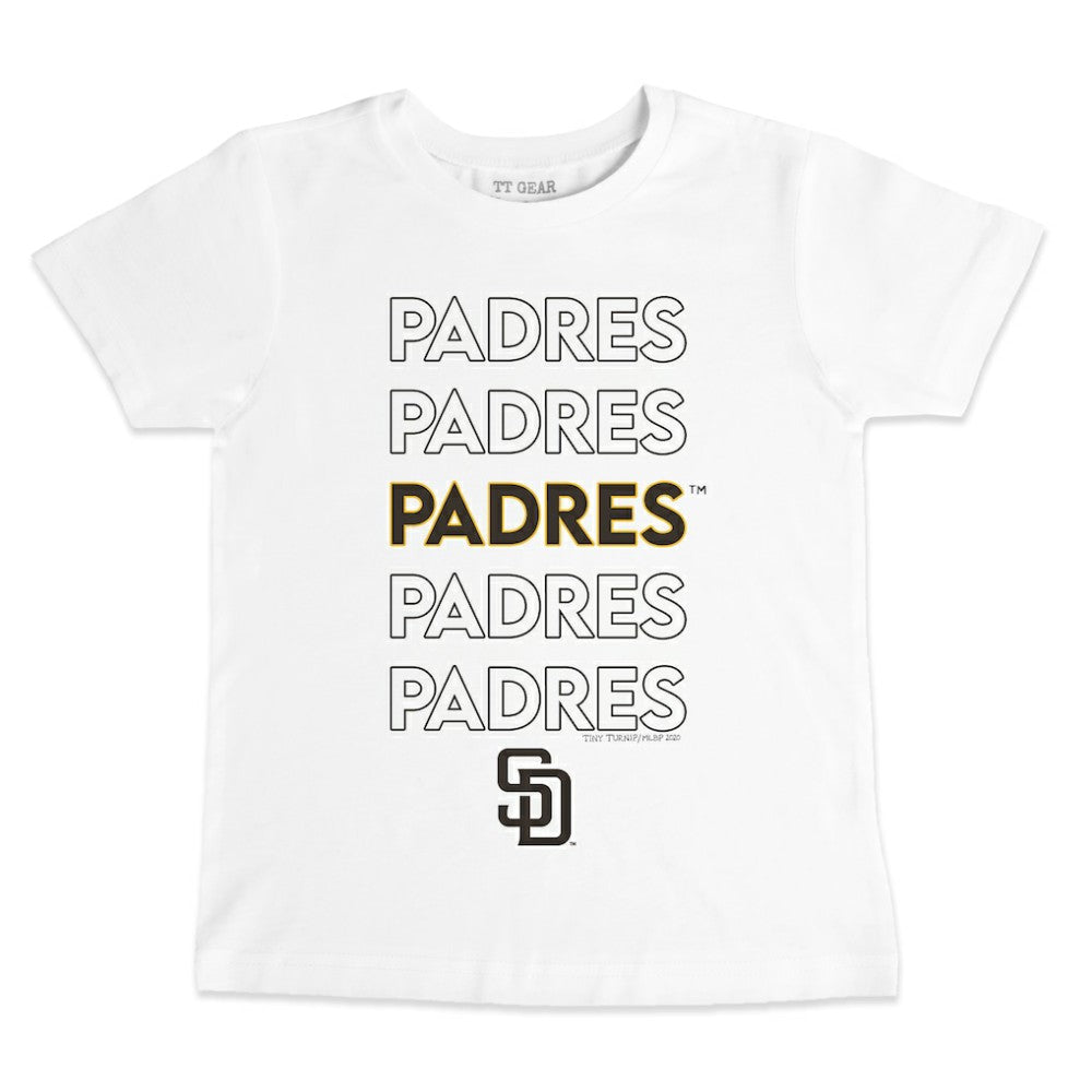 San Diego Padres Tiny Turnip Youth Stacked T-Shirt for sale