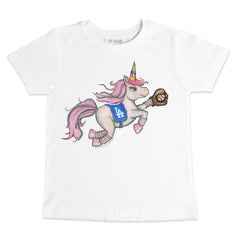 Los Angeles Dodgers Tiny Turnip Youth Unicorn T-Shirt Outlet