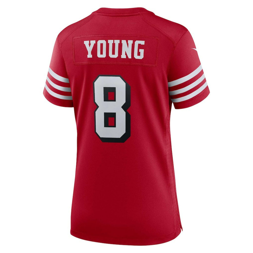 Steve Young San Francisco 49ers Women's Alternate Game Jersey - Scarlet - Nike