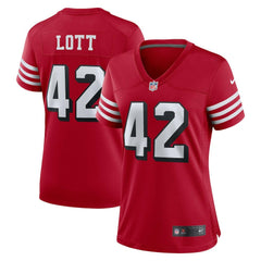 Ronnie Lott San Francisco 49ers Women's Alternate Game Jersey - Scarlet - Nike