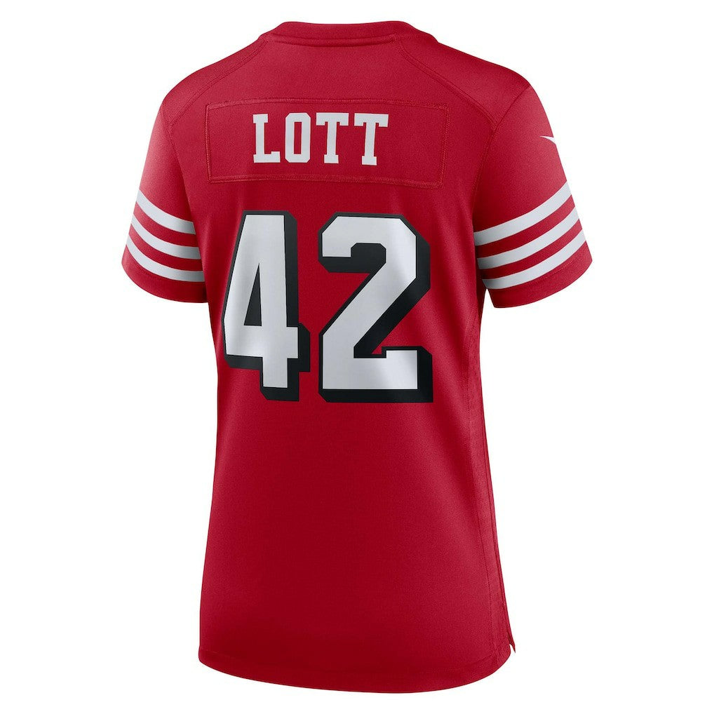 Ronnie Lott San Francisco 49ers Women's Alternate Game Jersey - Scarlet - Nike