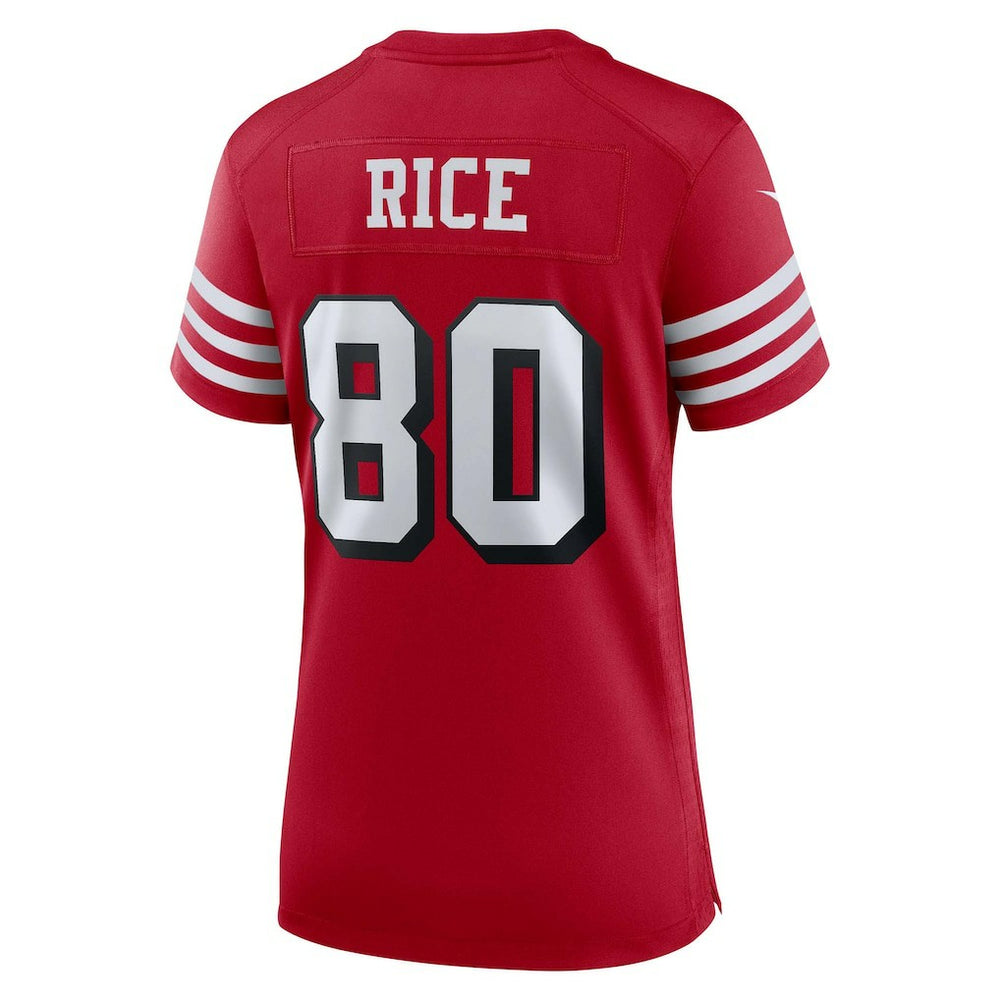 Jerry Rice San Francisco 49ers Women's Alternate Game Jersey - Scarlet - Nike