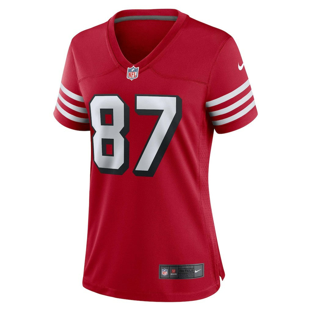 Dwight Clark San Francisco 49ers Women's Alternate Game Jersey - Scarlet - Nike