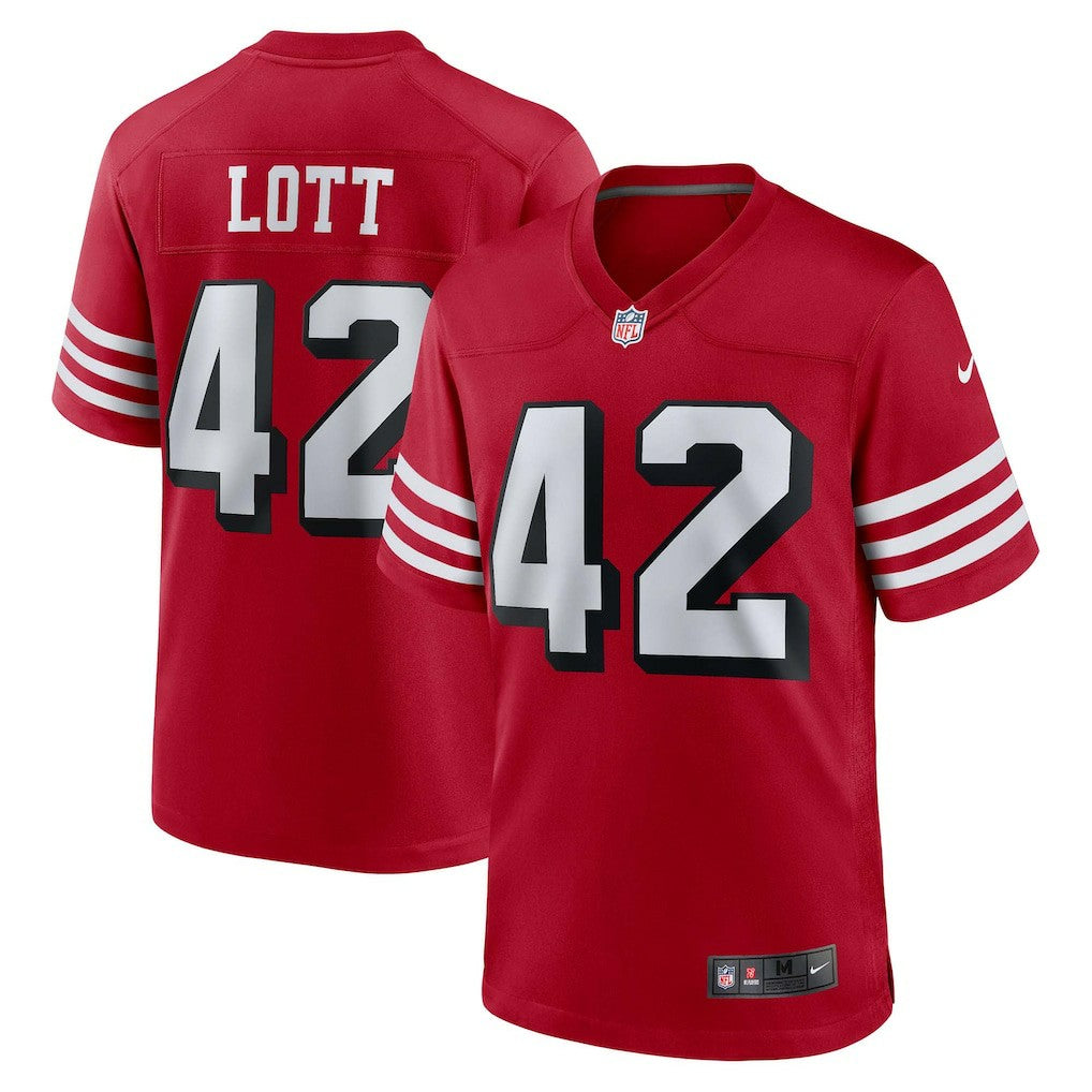 Ronnie Lott San Francisco 49ers Retired Player Alternate Game Jersey - Scarlet - Nike