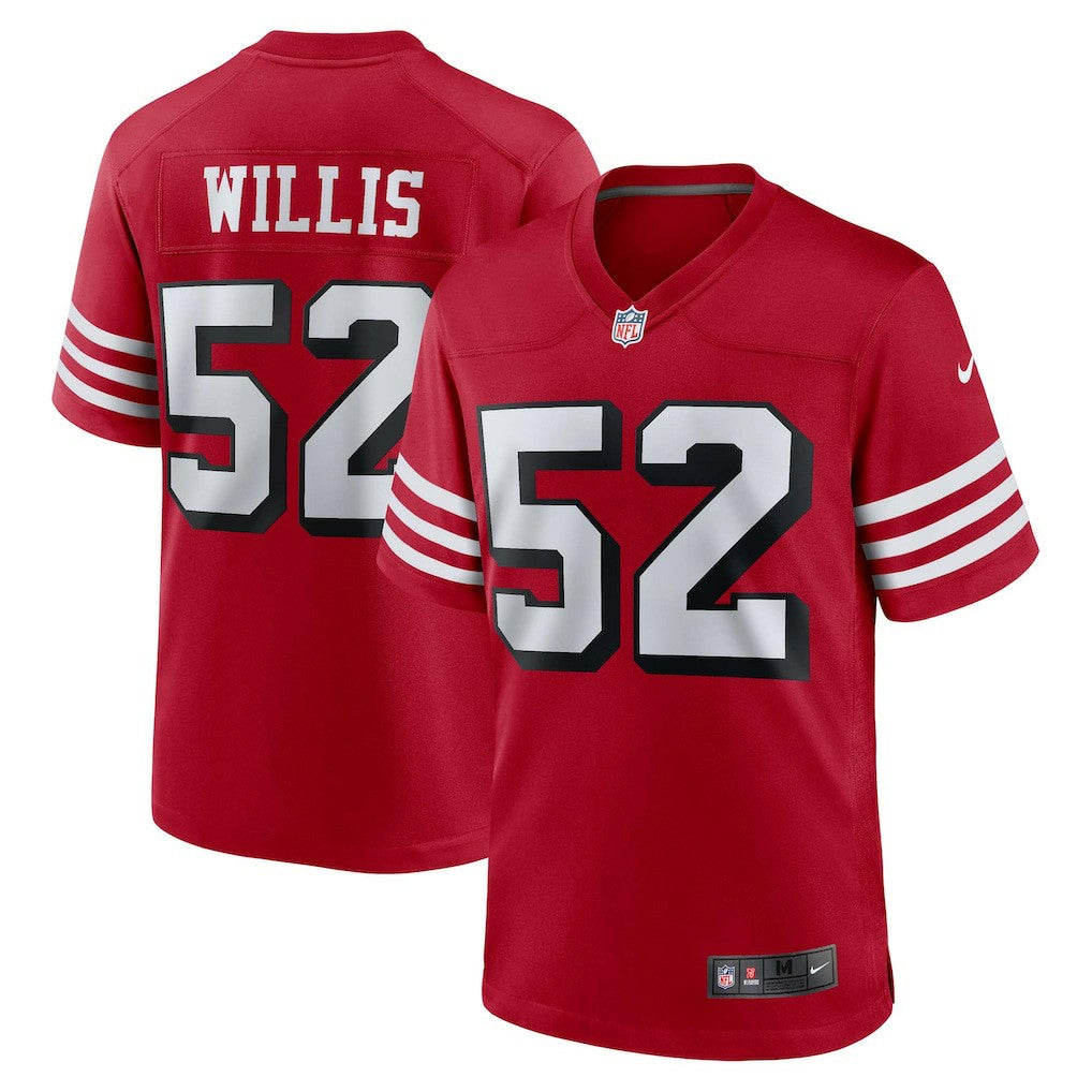 Patrick Willis San Francisco 49ers Retired Player Alternate Game Jersey - Scarlet - Nike