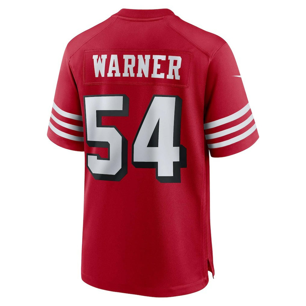 Fred Warner San Francisco 49ers Alternate Game Jersey - Scarlet - Nike