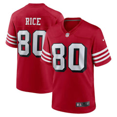 Jerry Rice San Francisco 49ers Retired Player Alternate Game Jersey - Scarlet - Nike