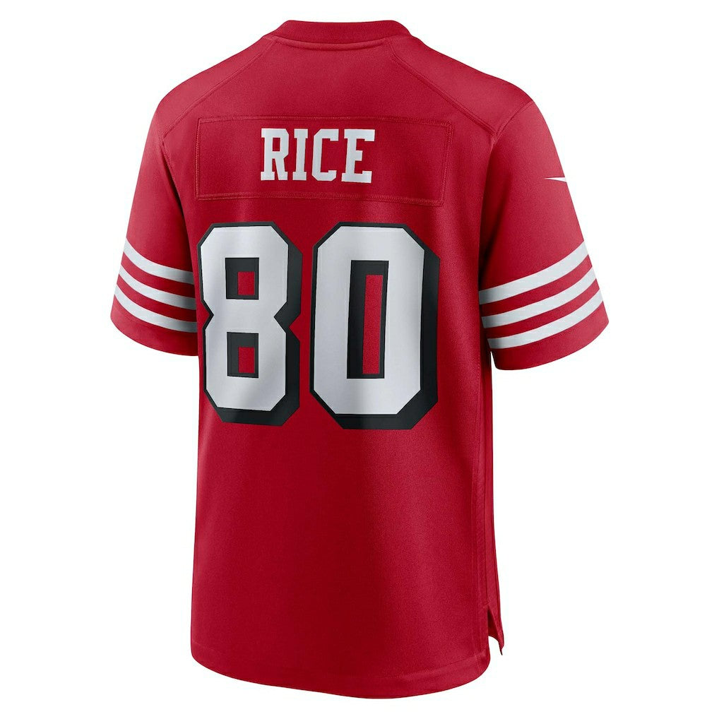 Jerry Rice San Francisco 49ers Retired Player Alternate Game Jersey - Scarlet - Nike