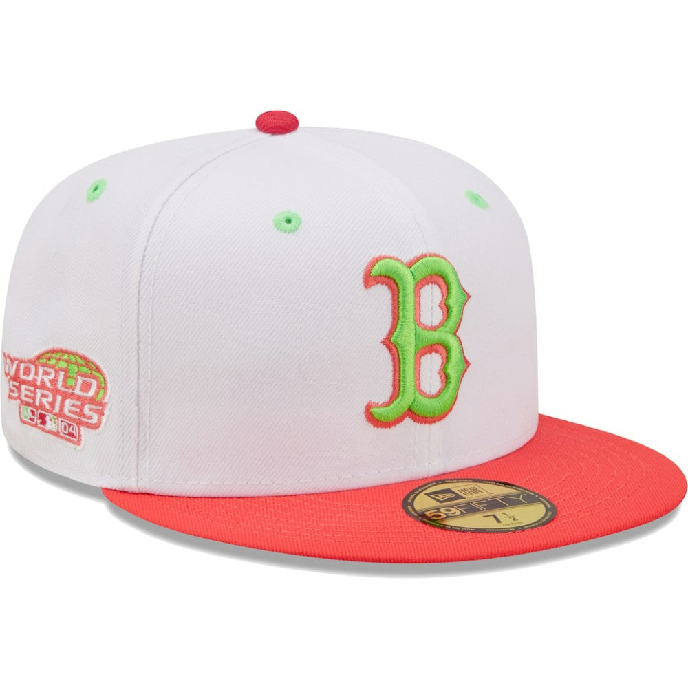 Boston Red Sox New Era 2004 World Series Strawberry Lolli 59FIFTY Fitted Hat for sale
