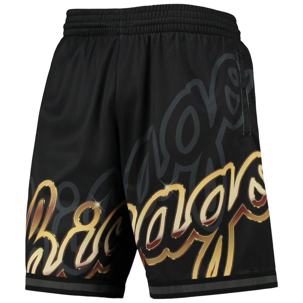 Mitchell & Ness Chicago Bulls Big Face 4.0 Fashion Shorts Black