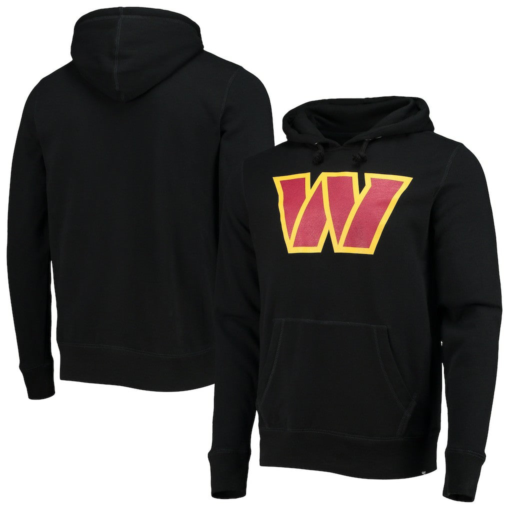 Washington Commanders '47 Imprint Headline Pullover Hoodie - Black - 47 brand