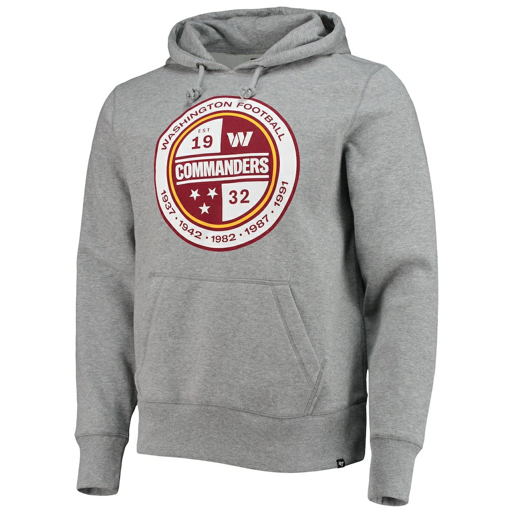 Washington Commanders '47 Imprint Headline Pullover Hoodie - Gray - 47 brand