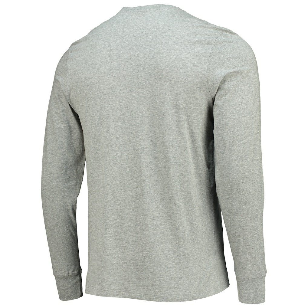 Washington Commanders '47 Traction Super Rival Long Sleeve T-Shirt - Heathered Gray - 47 brand