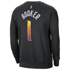 Devin Booker Phoenix Suns Jordan Brand Statement Name & Number Pullover Sweatshirt Black