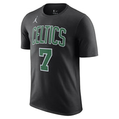 Jaylen Brown Boston Celtics Jordan Brand 2022/23 Statement Edition Name & Number T-Shirt Black