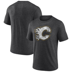 Calgary Flames Wraparound Tri-Blend T-Shirt - Charcoal | NHL sale