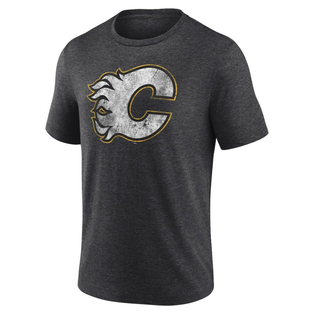 Calgary Flames Wraparound Tri-Blend T-Shirt - Charcoal | NHL sale