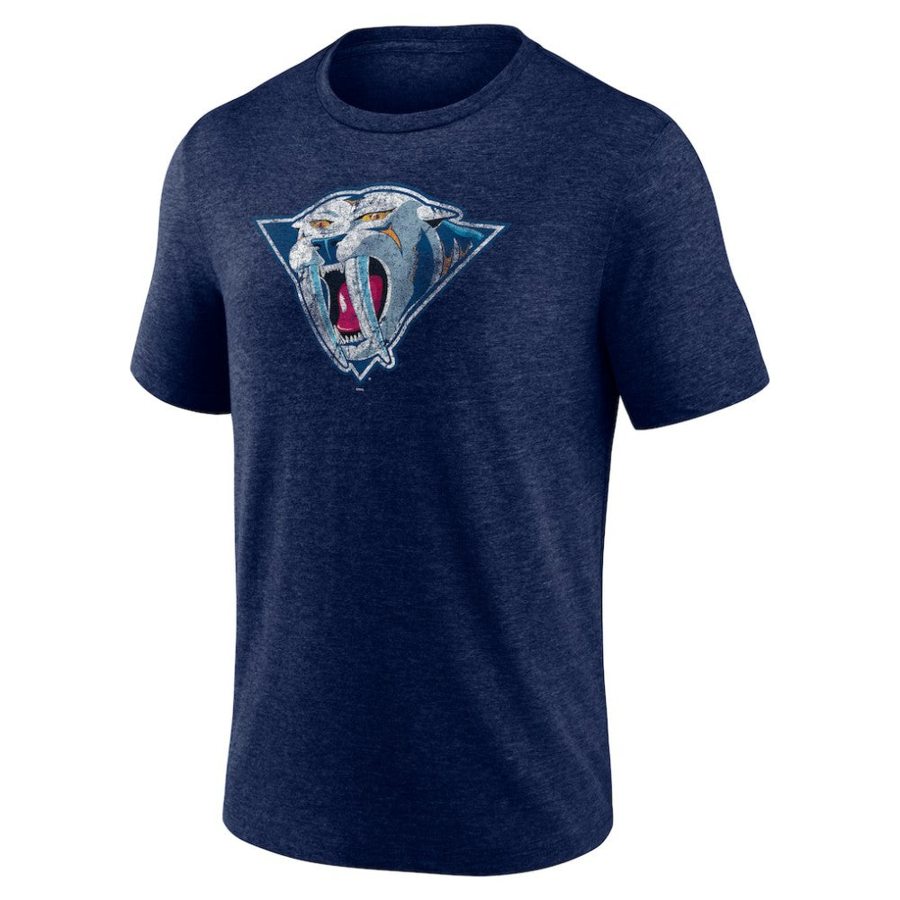 Nashville Predators Wraparound Tri-Blend T-Shirt - Navy | NHL Lifestyle