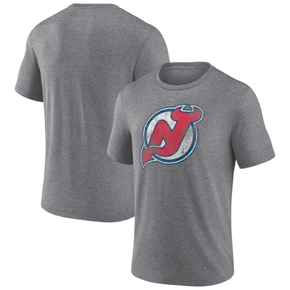New Jersey Devils Wraparound Tri-Blend T-Shirt - Heather Gray | NHL discount