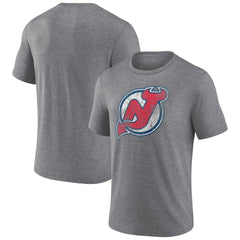 New Jersey Devils Wraparound Tri-Blend T-Shirt - Heather Gray | NHL discount