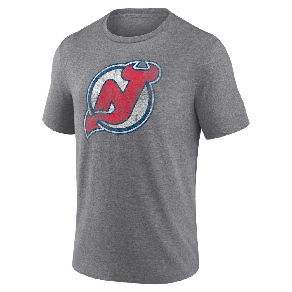 New Jersey Devils Wraparound Tri-Blend T-Shirt - Heather Gray | NHL discount