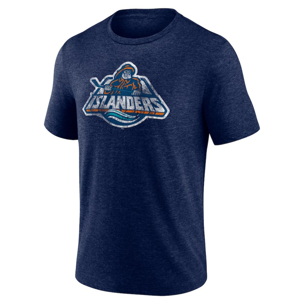 New York Islanders Wraparound Tri-Blend T-Shirt - Navy | NHL on sale
