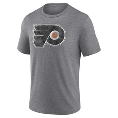 Philadelphia Flyers Wraparound Tri-Blend T-Shirt - Heather Gray | NHL Lifestyle