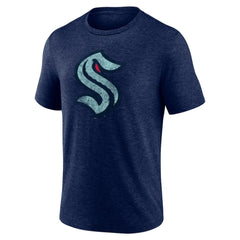 Seattle Kraken Wraparound Tri-Blend T-Shirt - Deep Sea Blue | NHL online