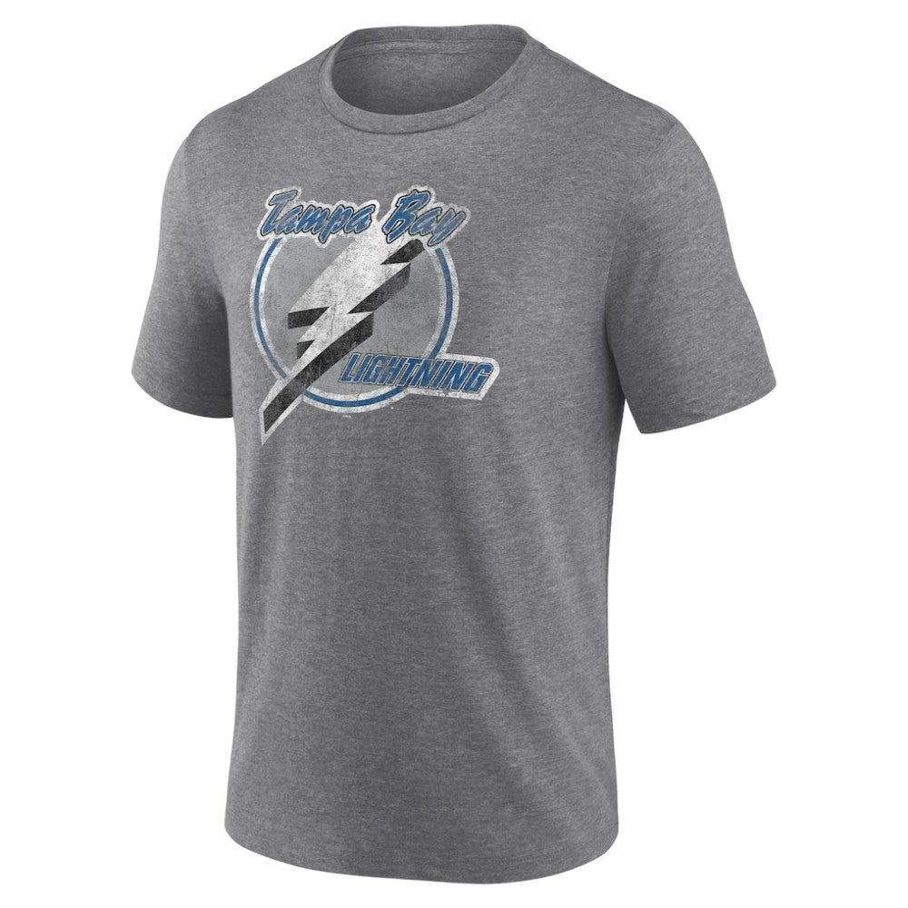 Tampa Bay Lightning Wraparound Tri-Blend T-Shirt - Heather Gray | NHL Lifestyle