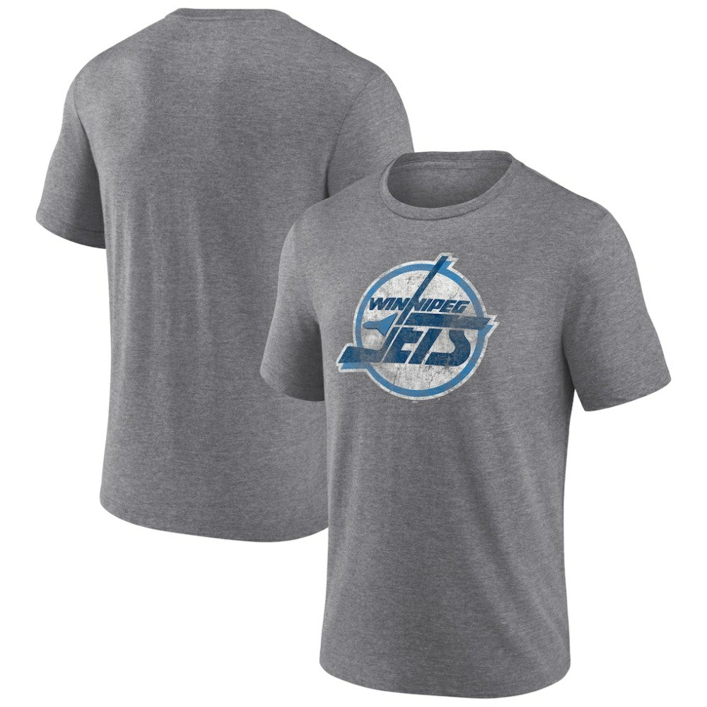 Winnipeg Jets Wraparound Tri-Blend T-Shirt - Heather Gray | NHL sale