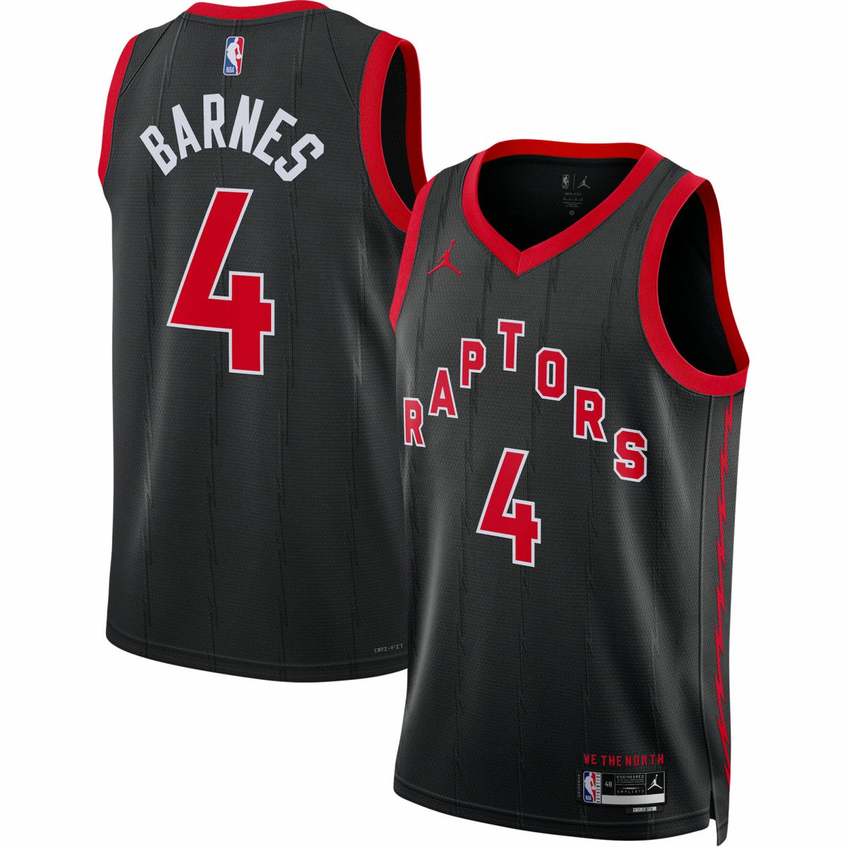 Scottie Barnes Toronto Raptors Jordan Brand Unisex Swingman Jersey Statement Edition Black