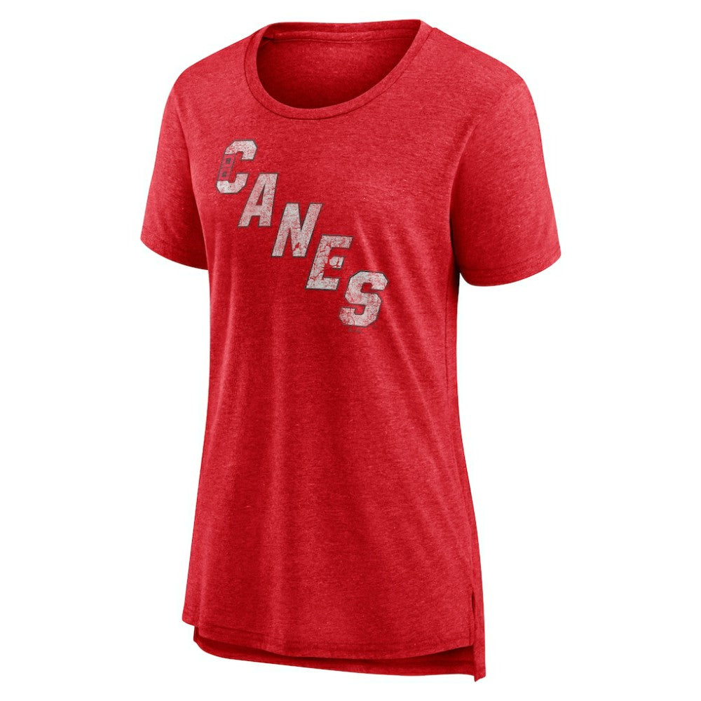 Carolina Hurricanes Women's Slow Whistle Tri-Blend T-Shirt - Red | NHL near me