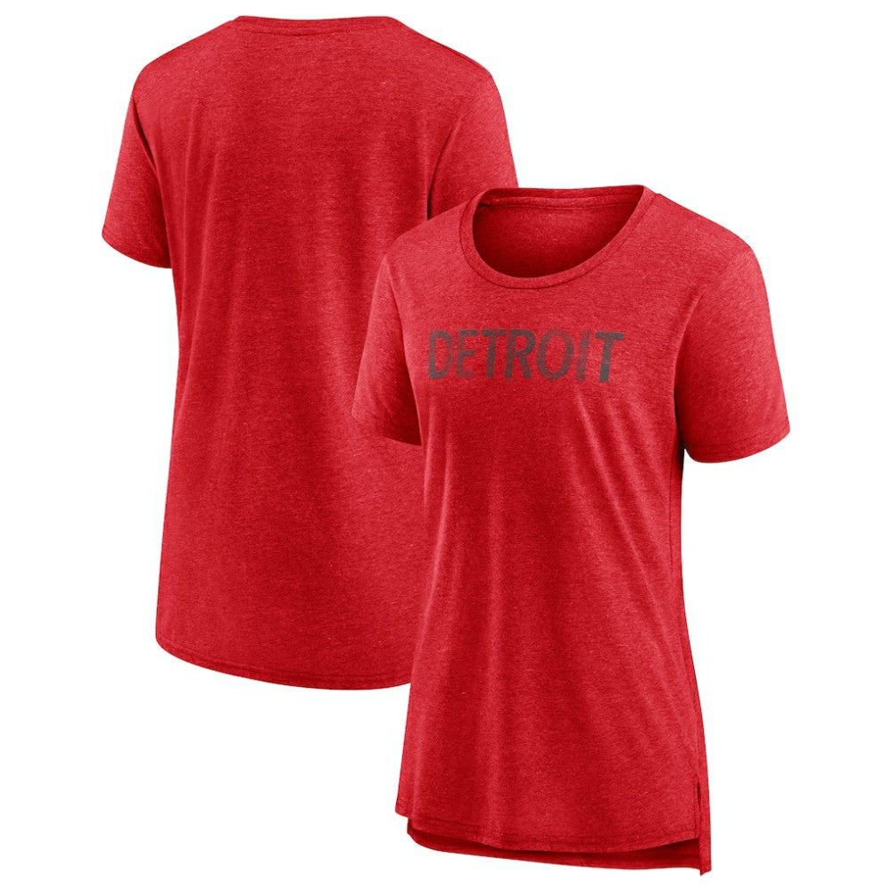 Detroit Red Wings Women's Slow Whistle Tri-Blend T-Shirt - Red | NHL sale