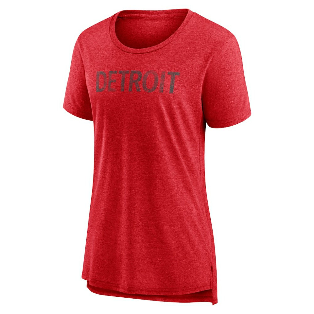 Detroit Red Wings Women's Slow Whistle Tri-Blend T-Shirt - Red | NHL sale