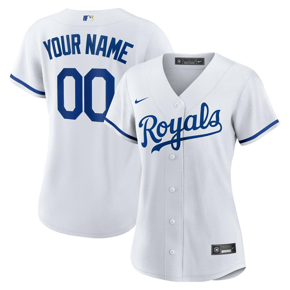 Kansas City Royals Nike Women's Replica Custom Jersey Sale