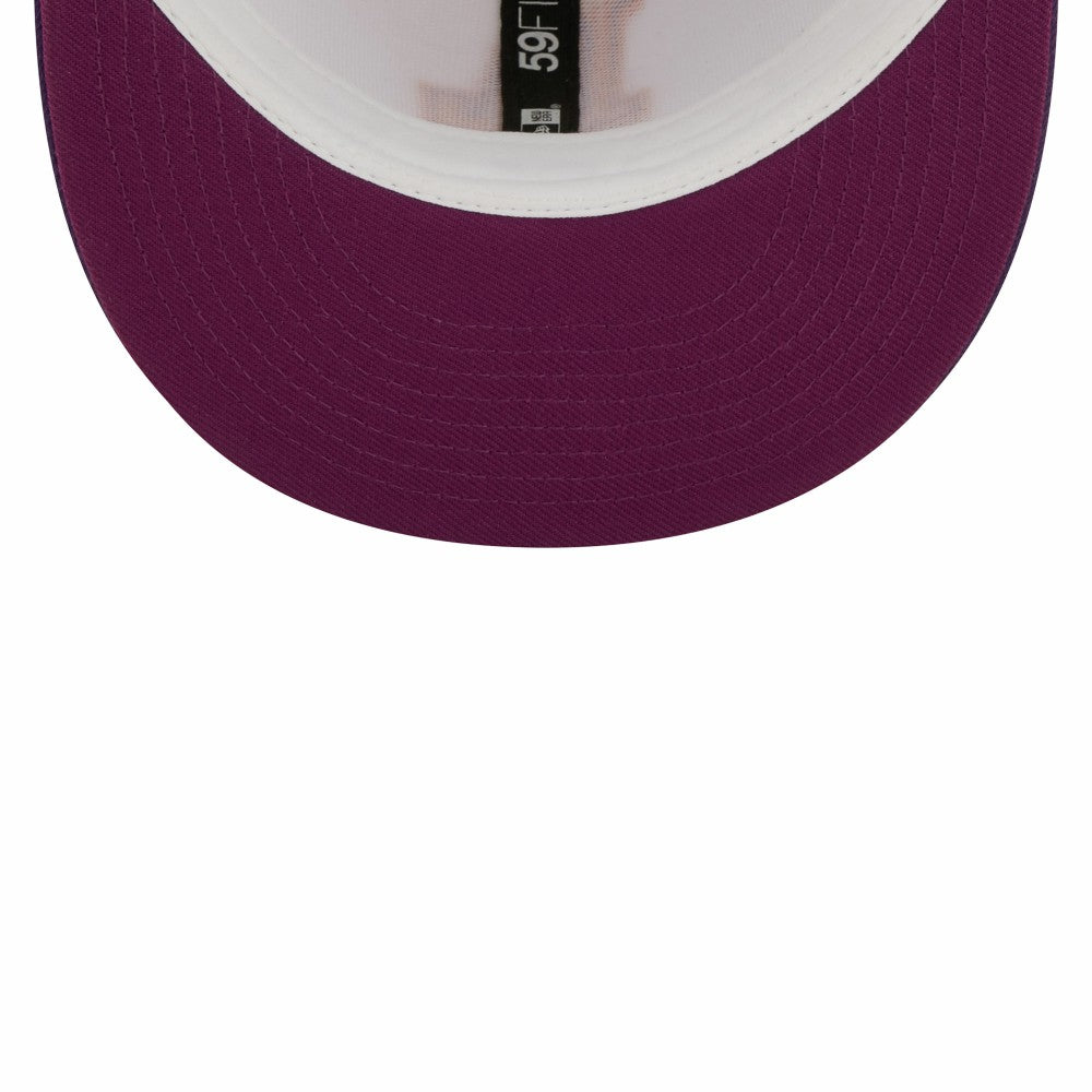Los Angeles Dodgers New Era 40th Anniversary at Dodger Stadium Grape Lolli 59FIFTY Fitted Hat Discount