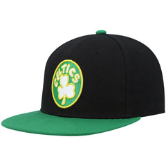 Mitchell & Ness Boston Celtics Hardwood Classics Snapback Hat Black/Kelly Green