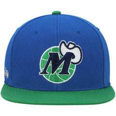 Mitchell & Ness Dallas Mavericks Hardwood Classics Snapback Hat Blue/Green