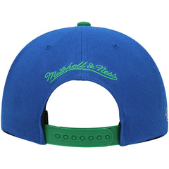 Mitchell & Ness Dallas Mavericks Hardwood Classics Snapback Hat Blue/Green