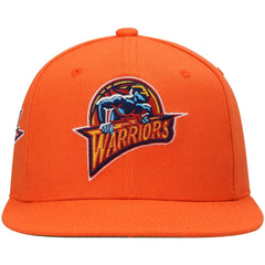 Mitchell & Ness Golden State Warriors Hardwood Classics Snapback Hat Orange