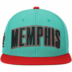 Mitchell & Ness Memphis Grizzlies Hardwood Classics Snapback Hat Teal