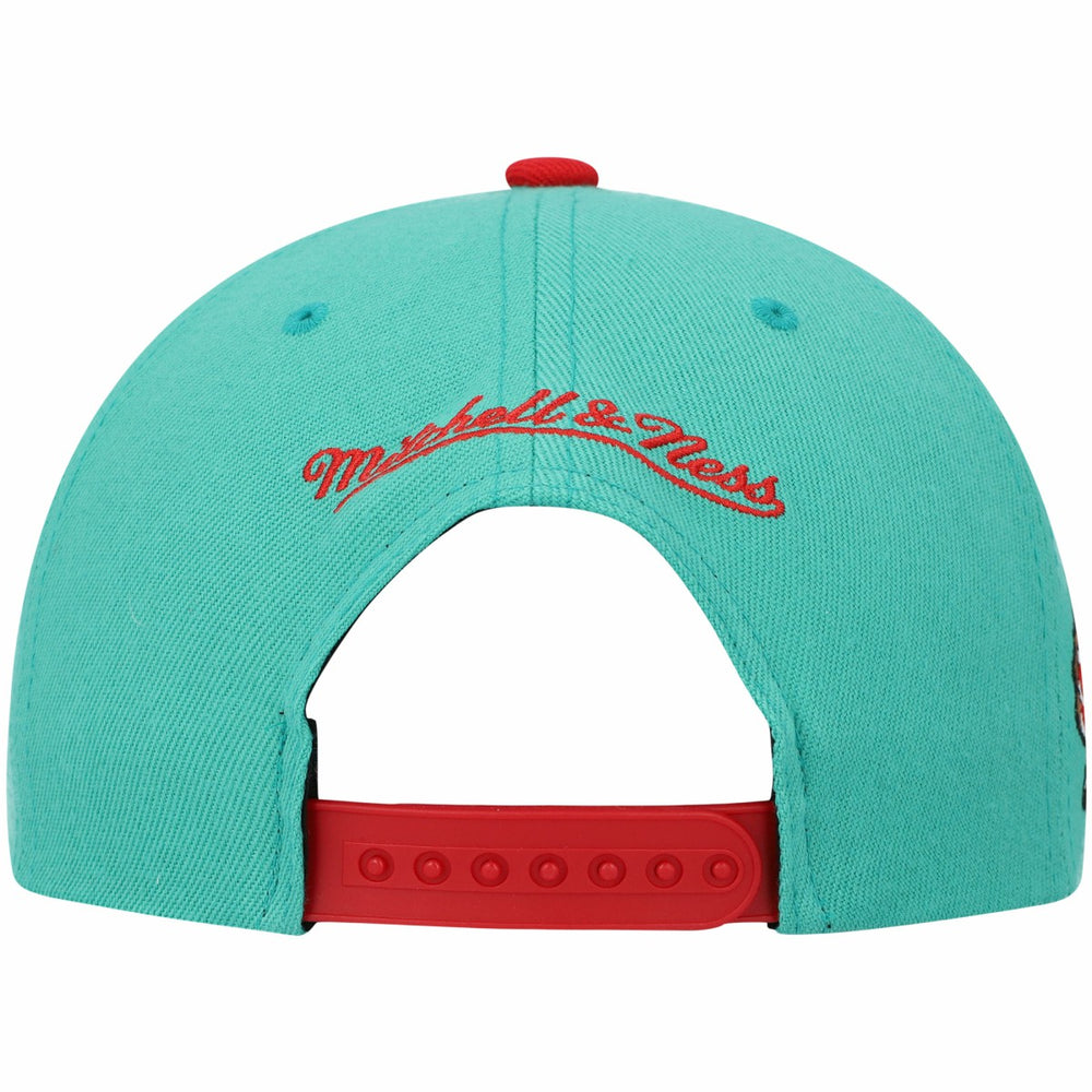 Mitchell & Ness Memphis Grizzlies Hardwood Classics Snapback Hat Teal