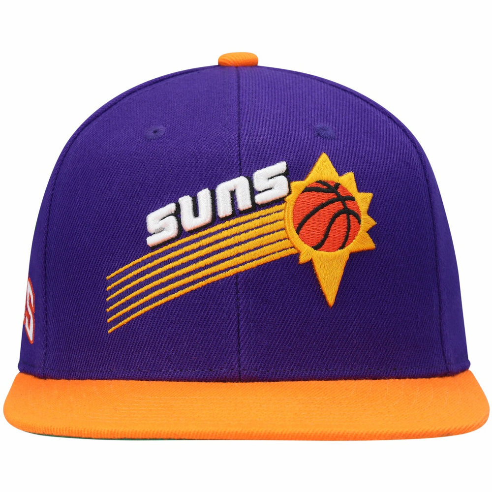 Mitchell & Ness Phoenix Suns Hardwood Classics Snapback Hat Purple/Orange