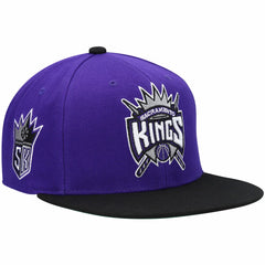 Mitchell & Ness Sacramento Kings Hardwood Classics Snapback Hat Purple/Black