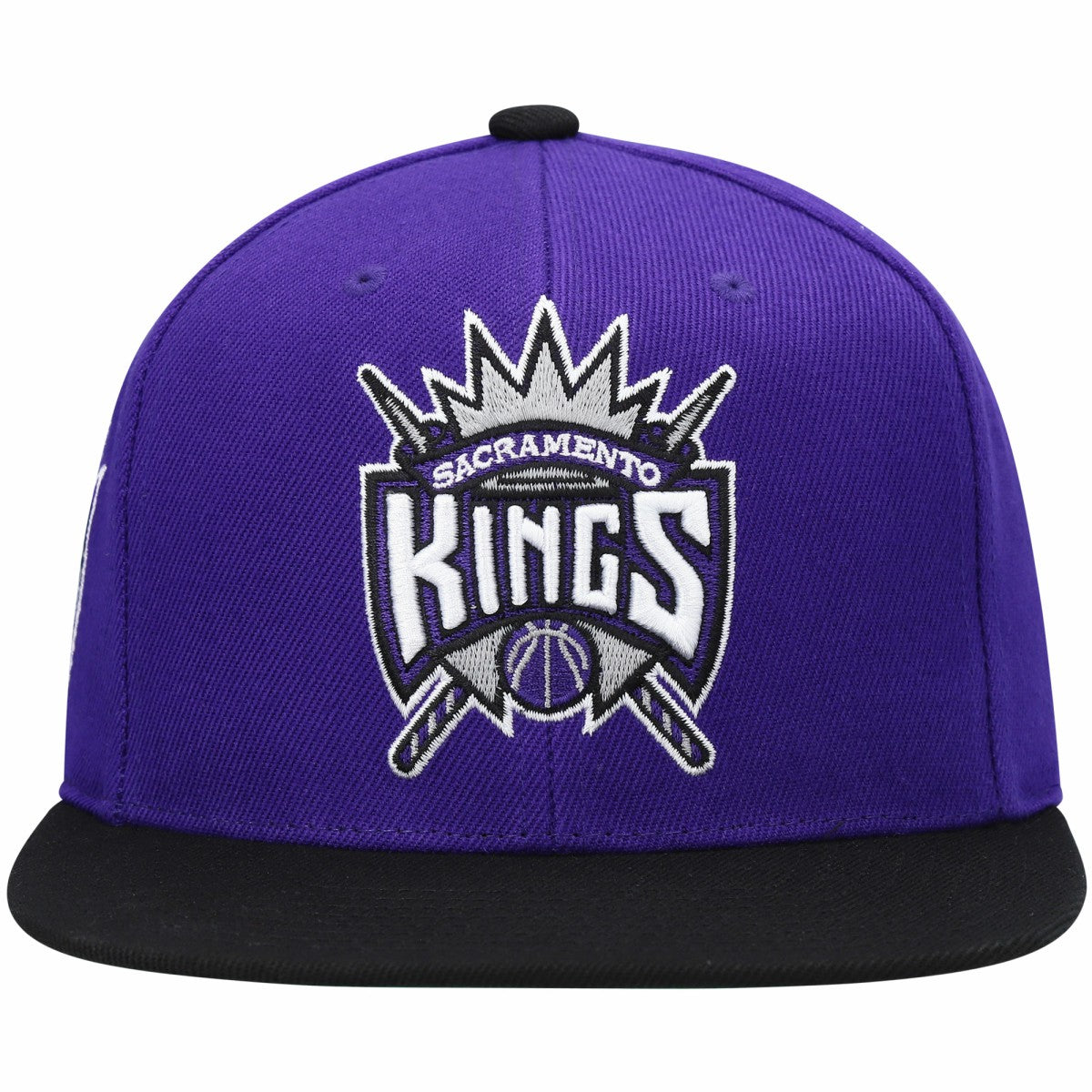 Mitchell & Ness Sacramento Kings Hardwood Classics Snapback Hat Purple/Black