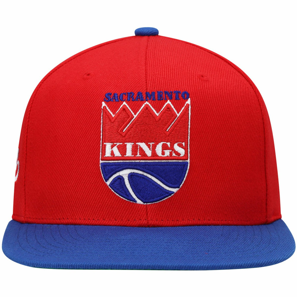 Mitchell & Ness Sacramento Kings Hardwood Classics Snapback Hat Red/Royal