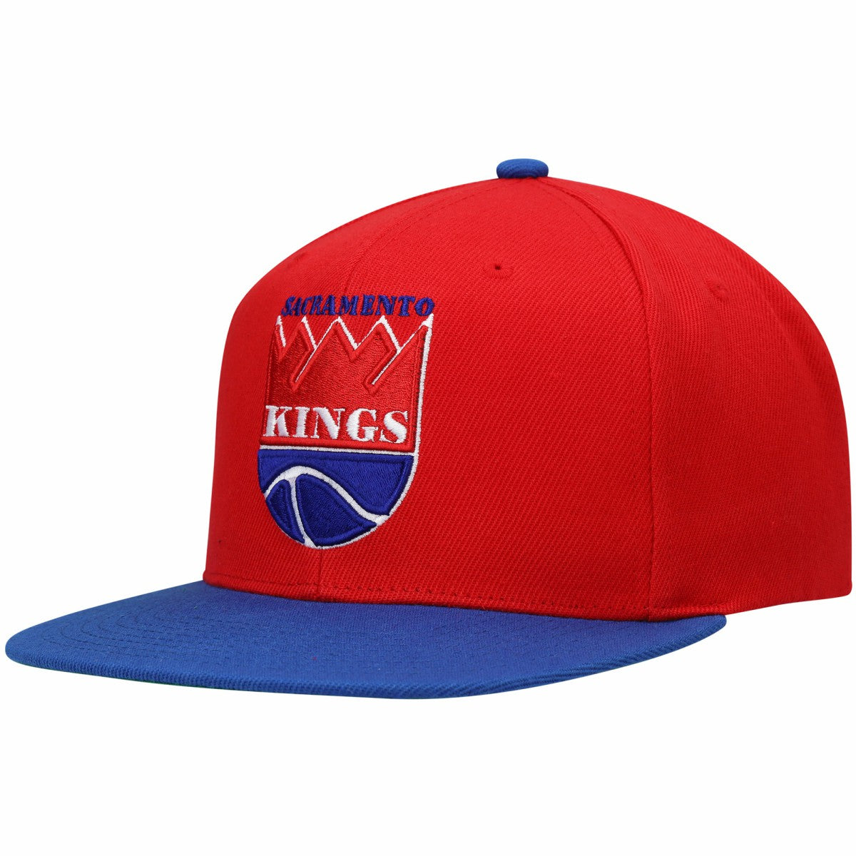 Mitchell & Ness Sacramento Kings Hardwood Classics Snapback Hat Red/Royal