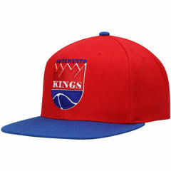 Mitchell & Ness Sacramento Kings Hardwood Classics Snapback Hat Red/Royal