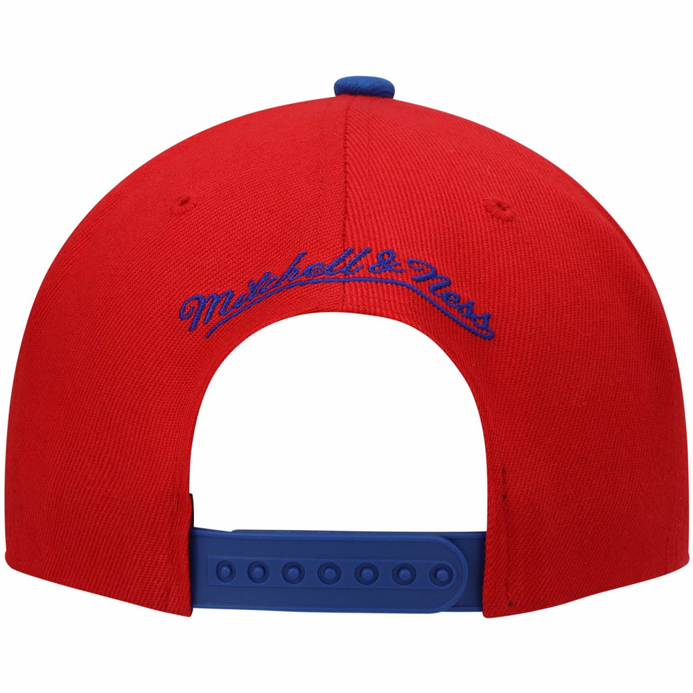 Mitchell & Ness Sacramento Kings Hardwood Classics Snapback Hat Red/Royal